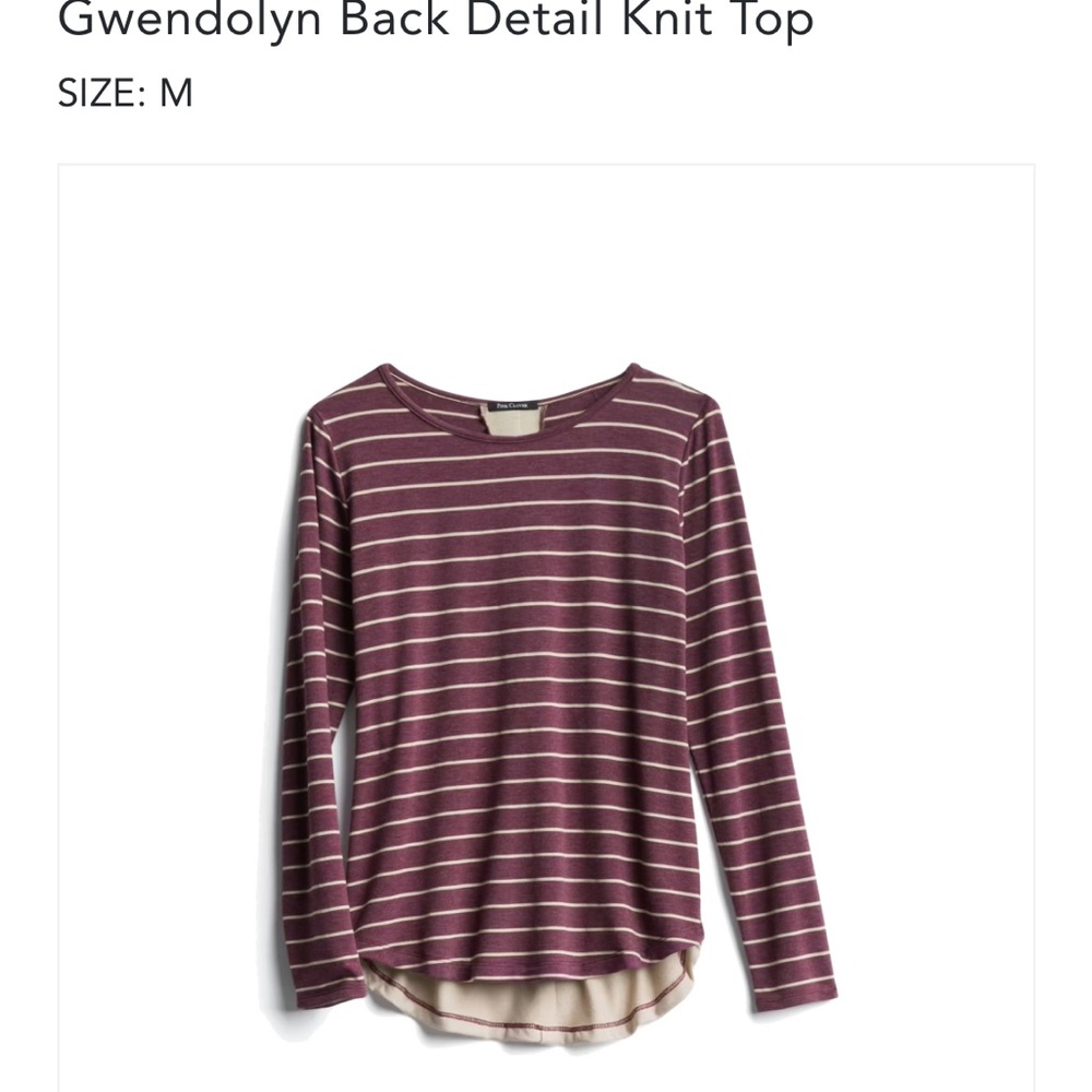 Pink Clover Gwendolyn Back Detail Knit Top